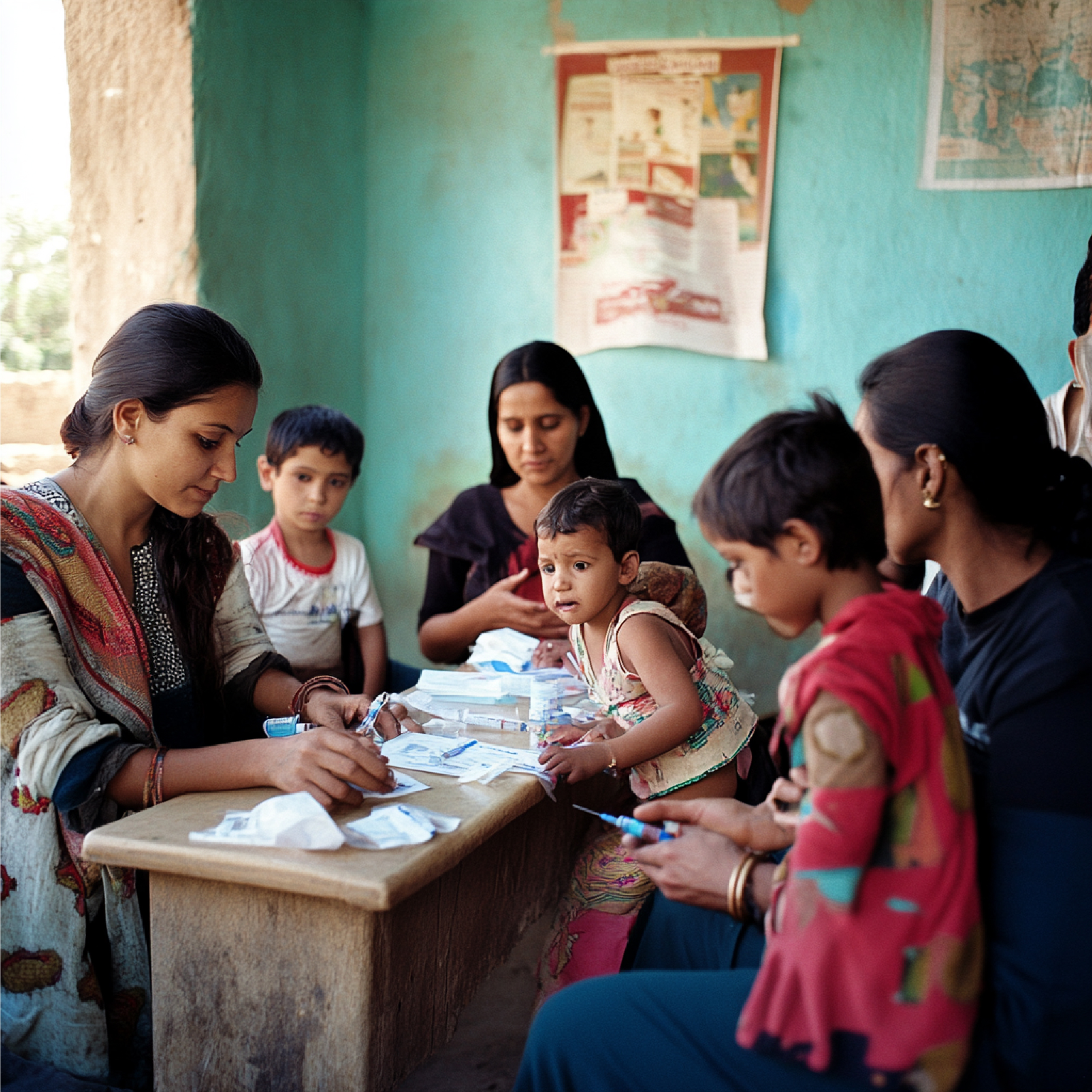 pediatric-clinic-vaccination-drive-with-children-receiving-vaccines-parents-providin